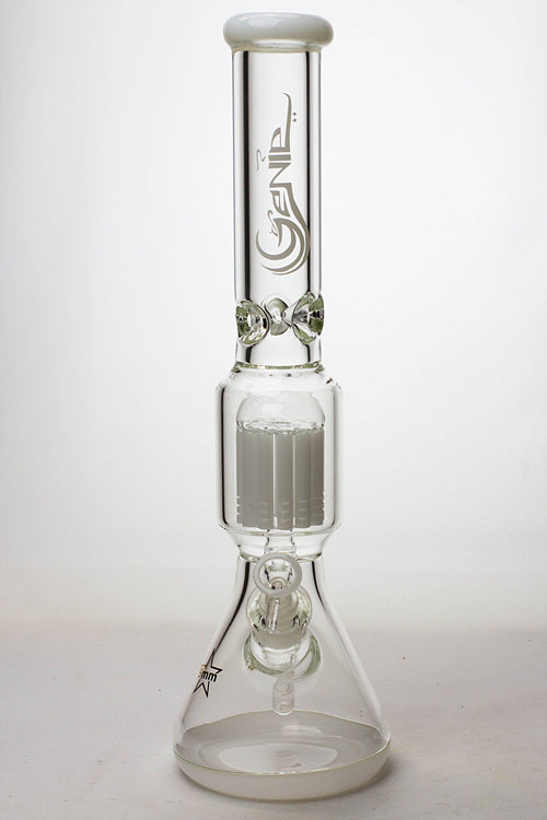 17.5" Genie 10-arm 9 mm colored bottom glass bong ( GE4180 )_5