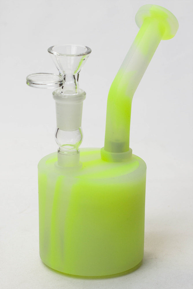 7" Detachable silicone bubbler