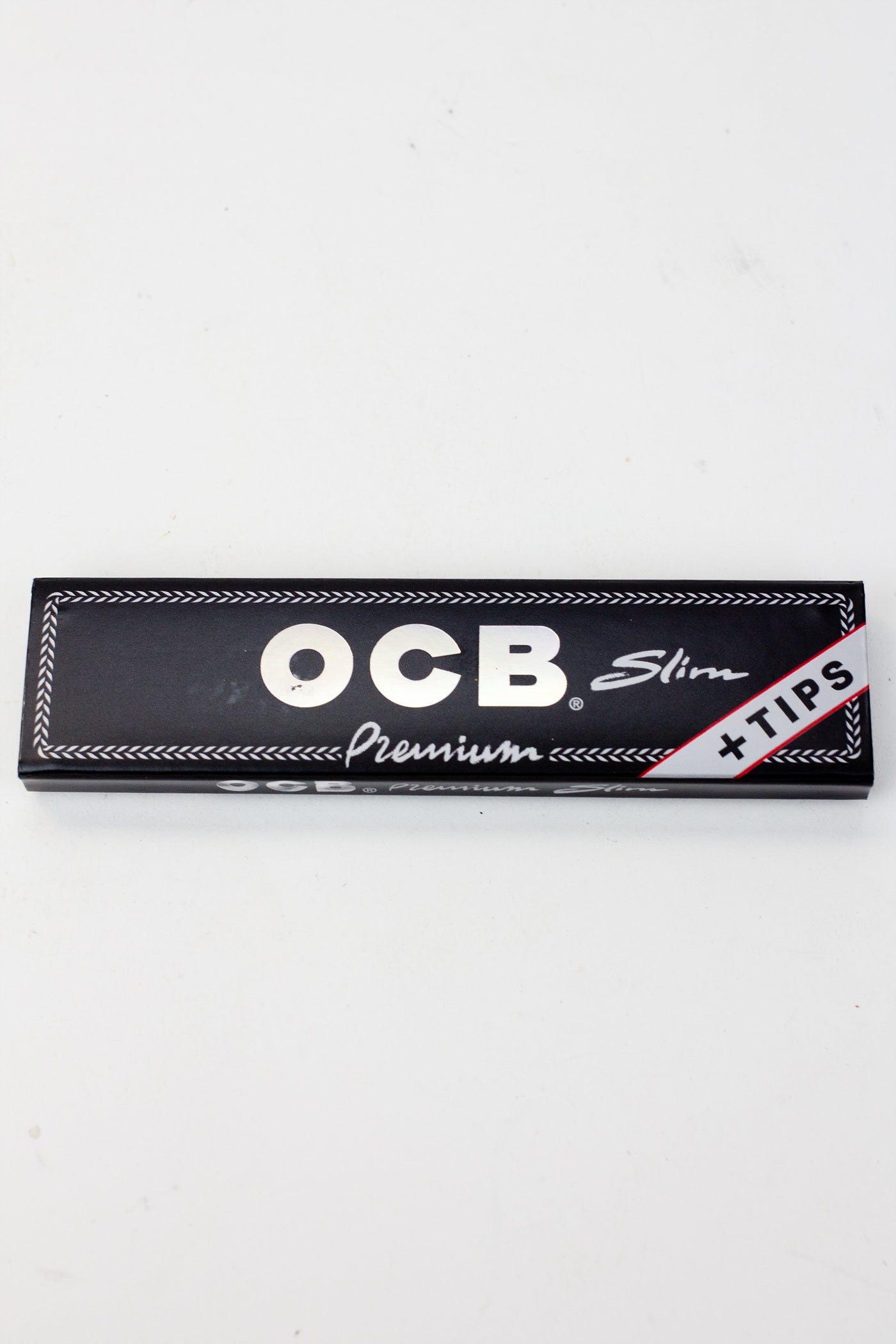 OCB King Slim Premium rolling paper with Tips - 24 packs