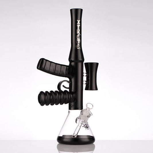 Xtreme | 20" AK47 Style Glass Bong – Black