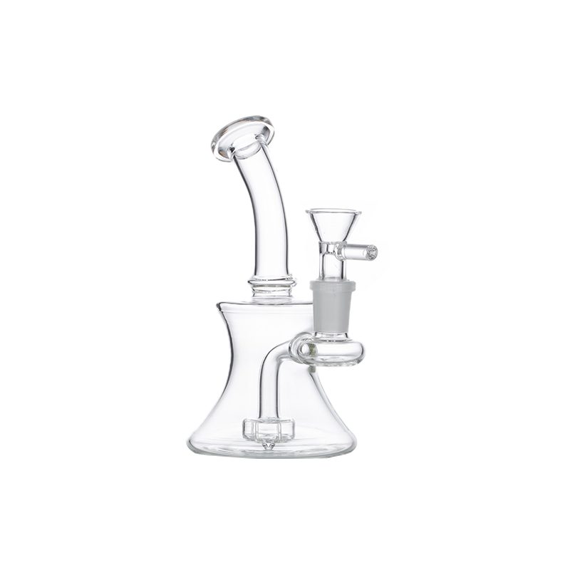 6″ Clear Glass Bong with water diffuser