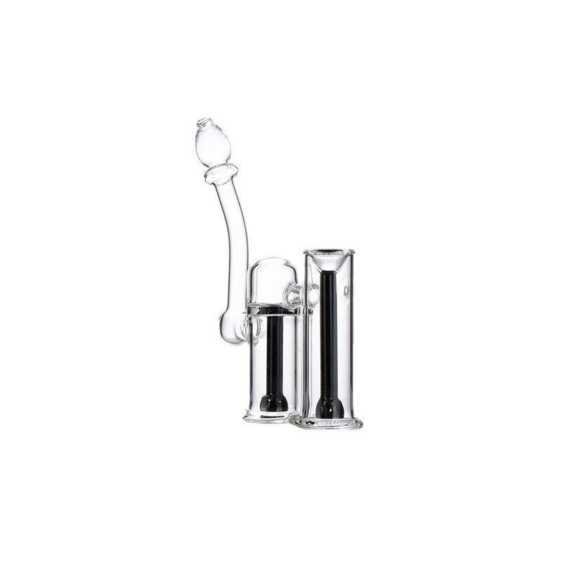 6″ Clyde Bubbler – Dual Chamber Glass Bong