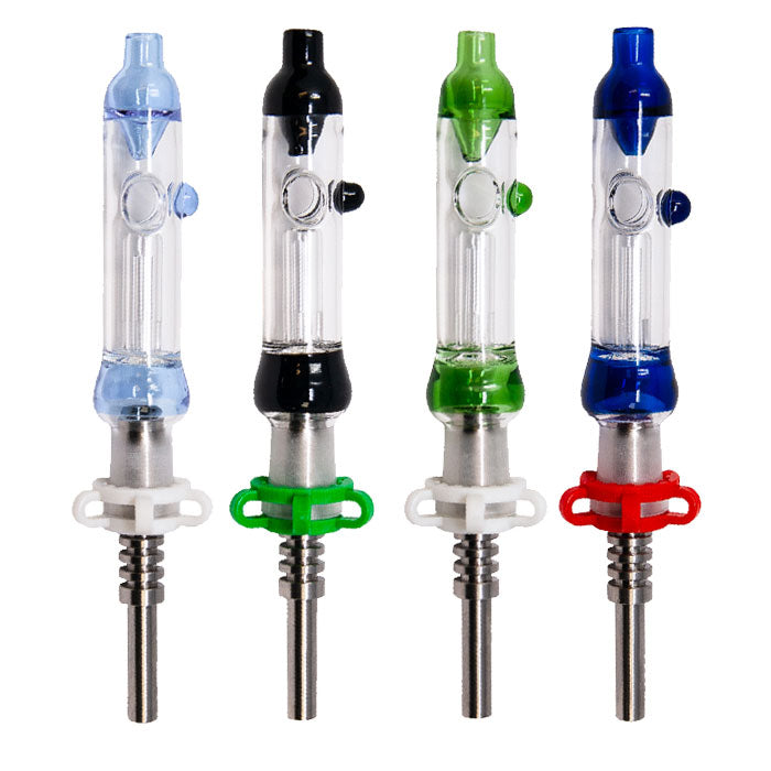 Set of four nectar collectors in different colors