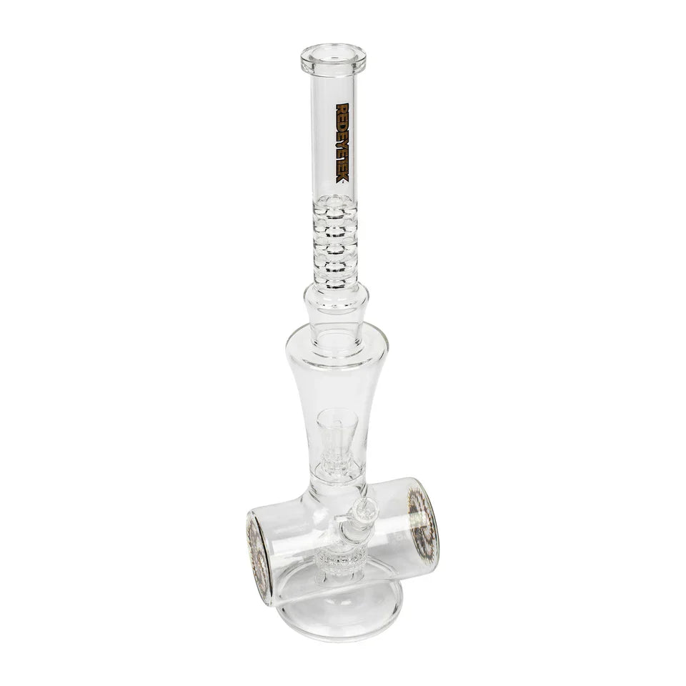 Red Eye Tek® | 30" Tall Zenith Tube W/Crop Circle Motif, Chandelier & Showerhead