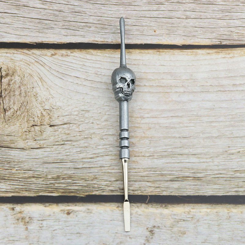 4.7” Stainless Steel Skull Dab Tool