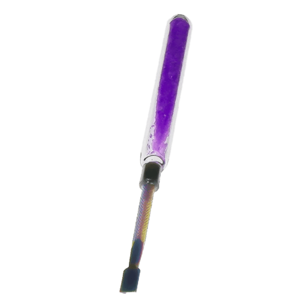 6″ Cute Candy Dabber Tool Poker – Glass & Metal Design