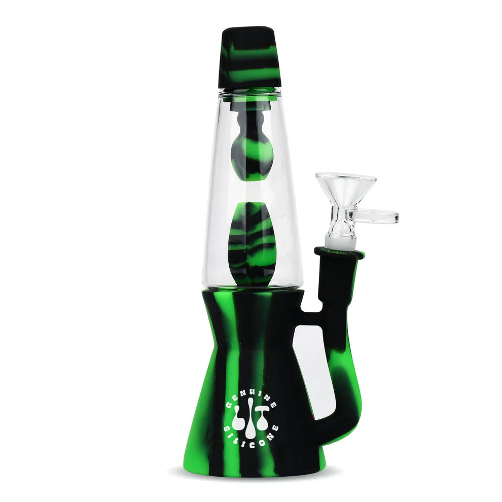LIT® Silicone | 8.25" Lava Lamp Water Pipe