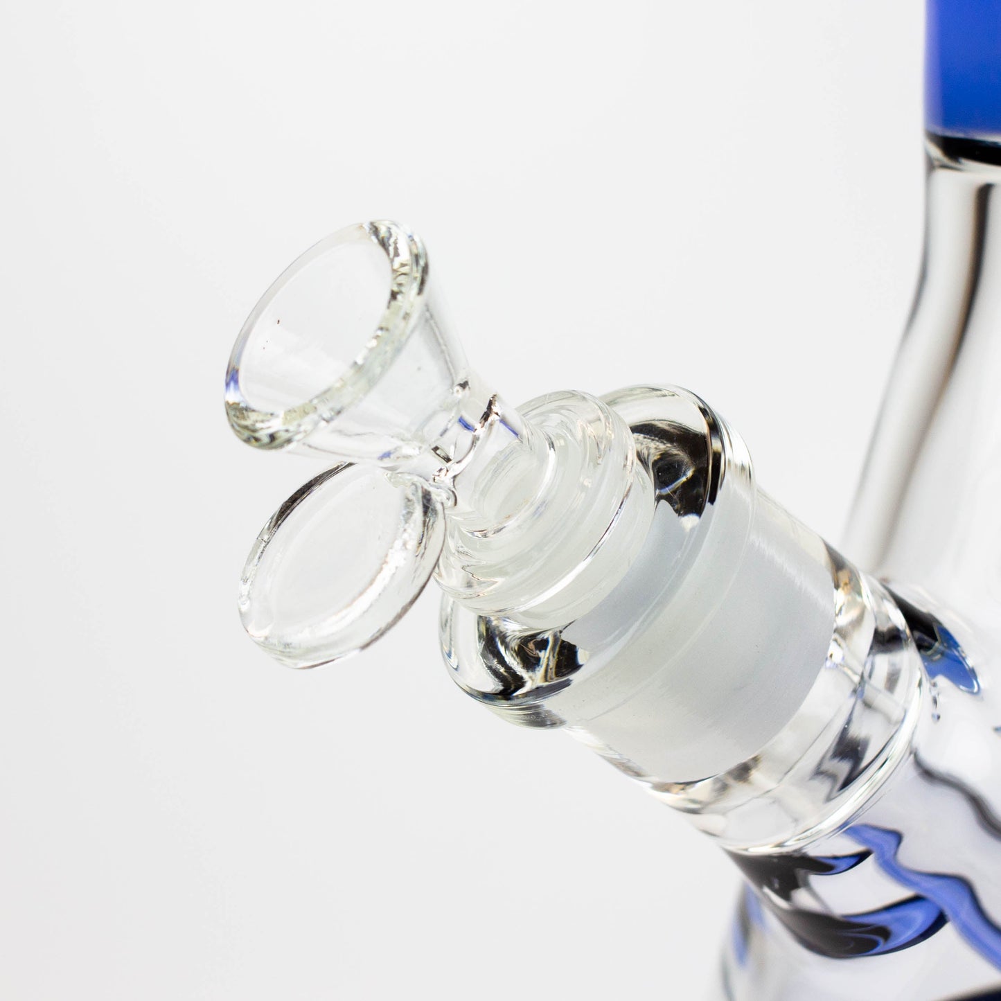 17.5" glass / 7 mm / beaker glass water bong