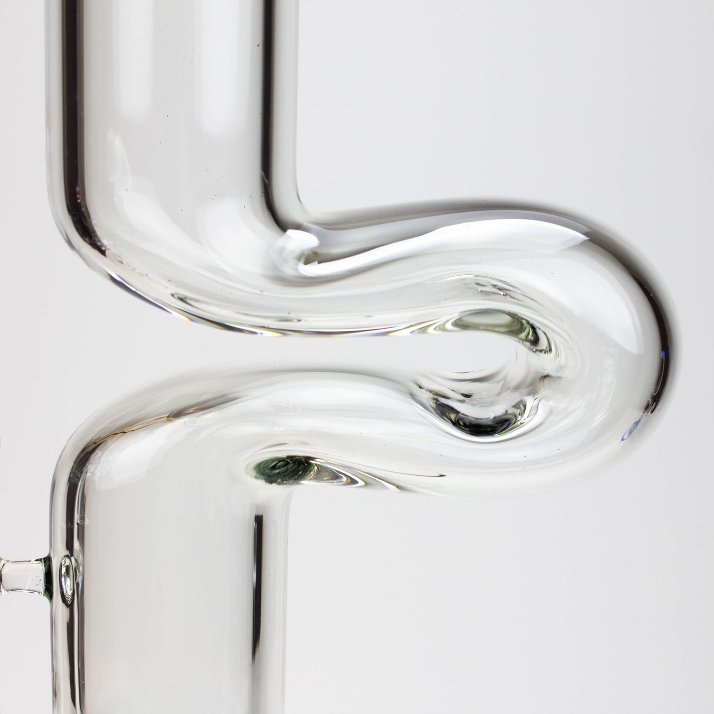 11.5" 2-in-1 7mm Zig-zag glass water bong