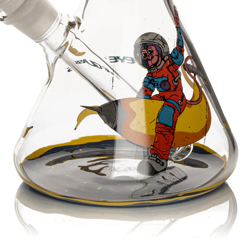 Red Eye Glass® | 12" Space Monkey Water Pipe