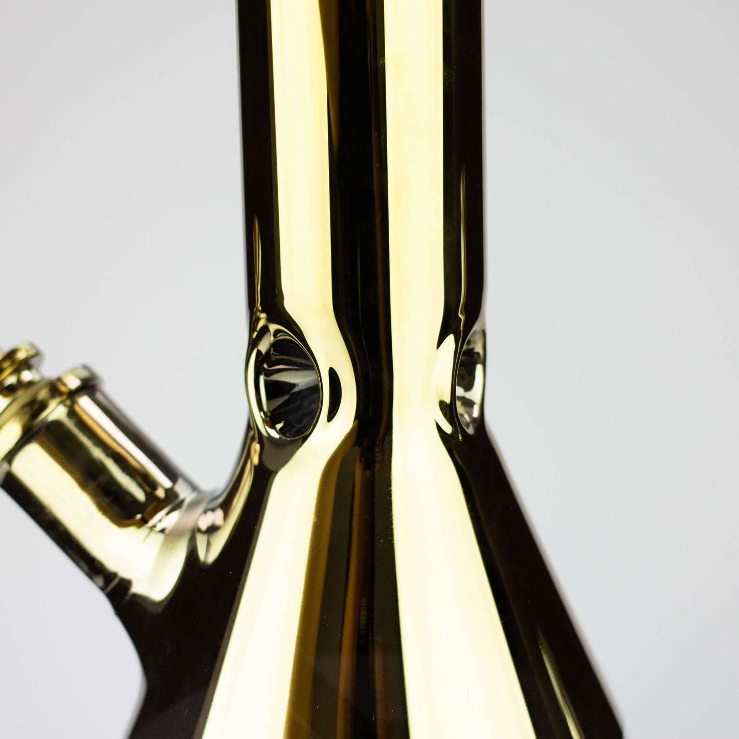 13.5" Infyniti 7 mm metallic classic beaker bong_8