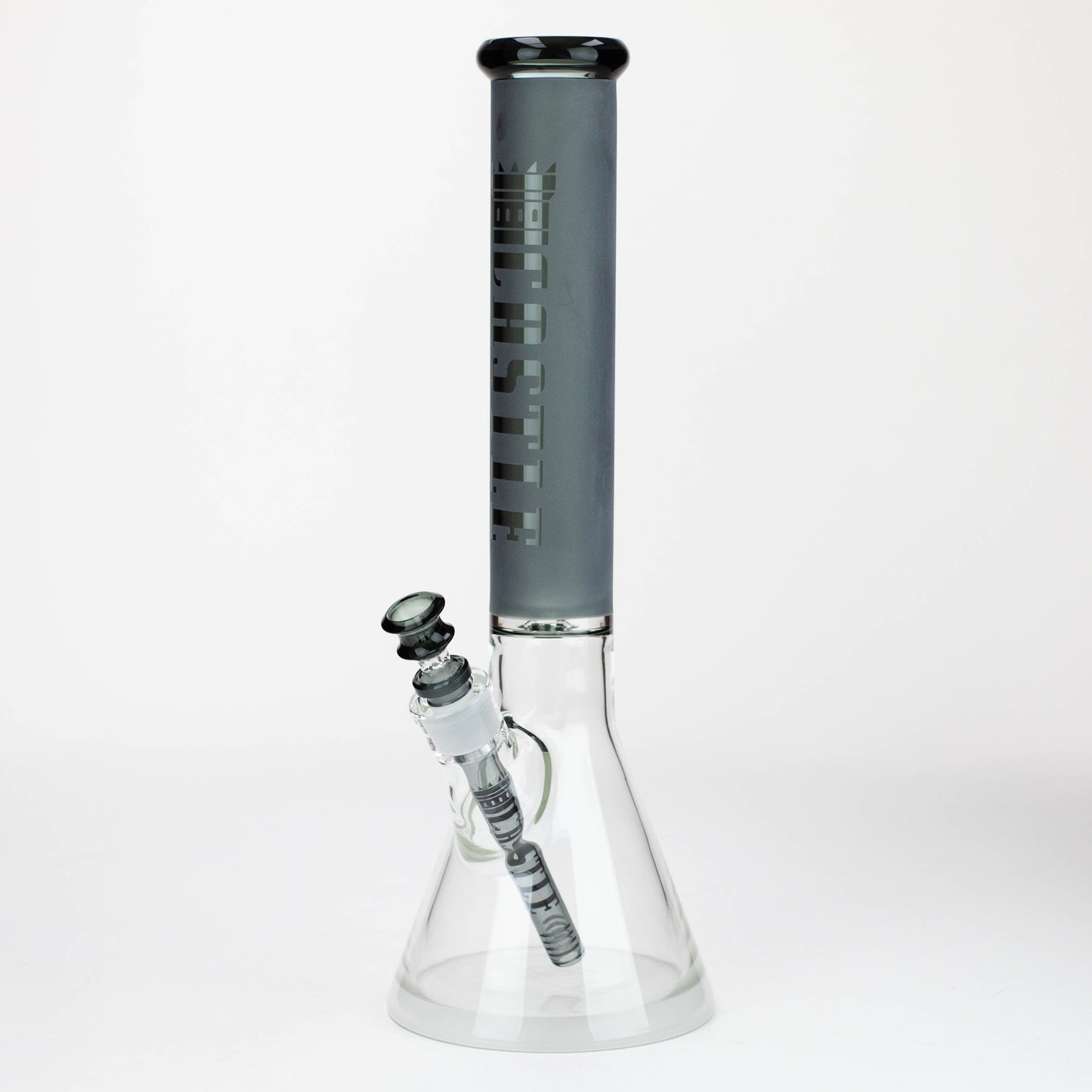 Castle Glassworks - 16" Frosted Tube Beaker Bong_3