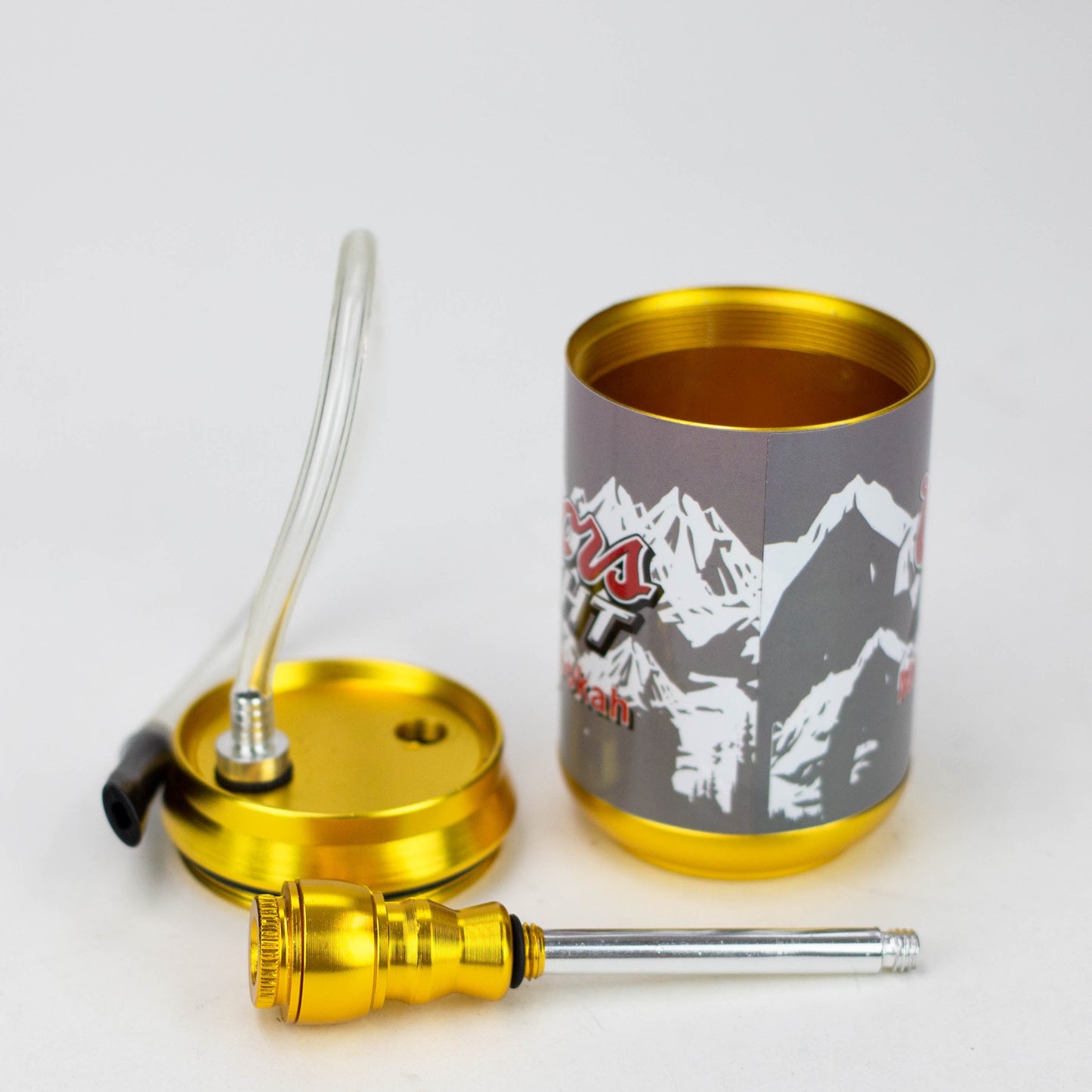 5" Beer can metal water pipe_0