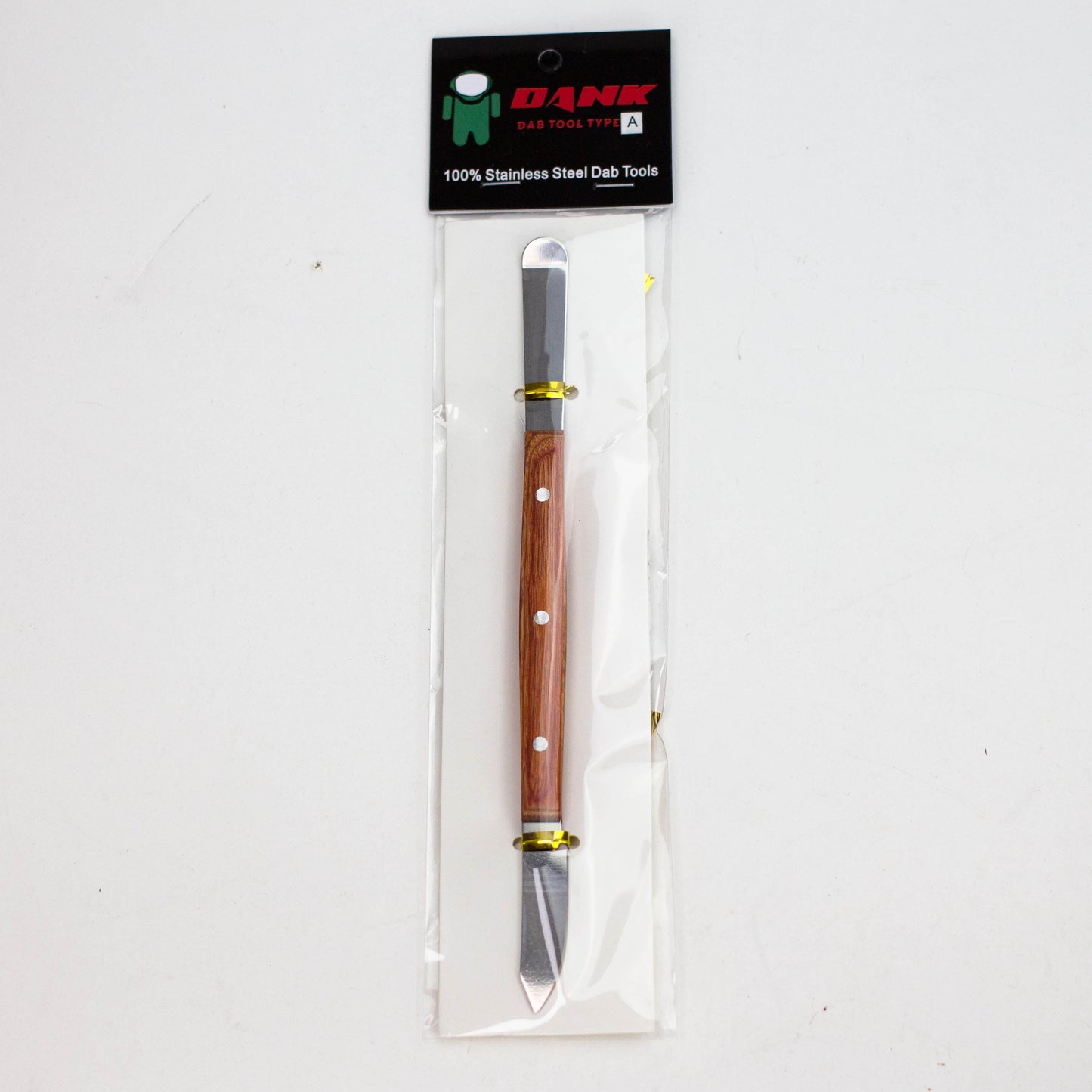 DANK STAINLESS STEEL DABBER WITH WOOD HANDLE_1
