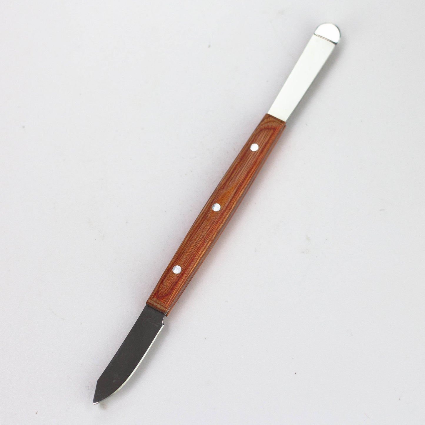 DANK STAINLESS STEEL DABBER WITH WOOD HANDLE_0