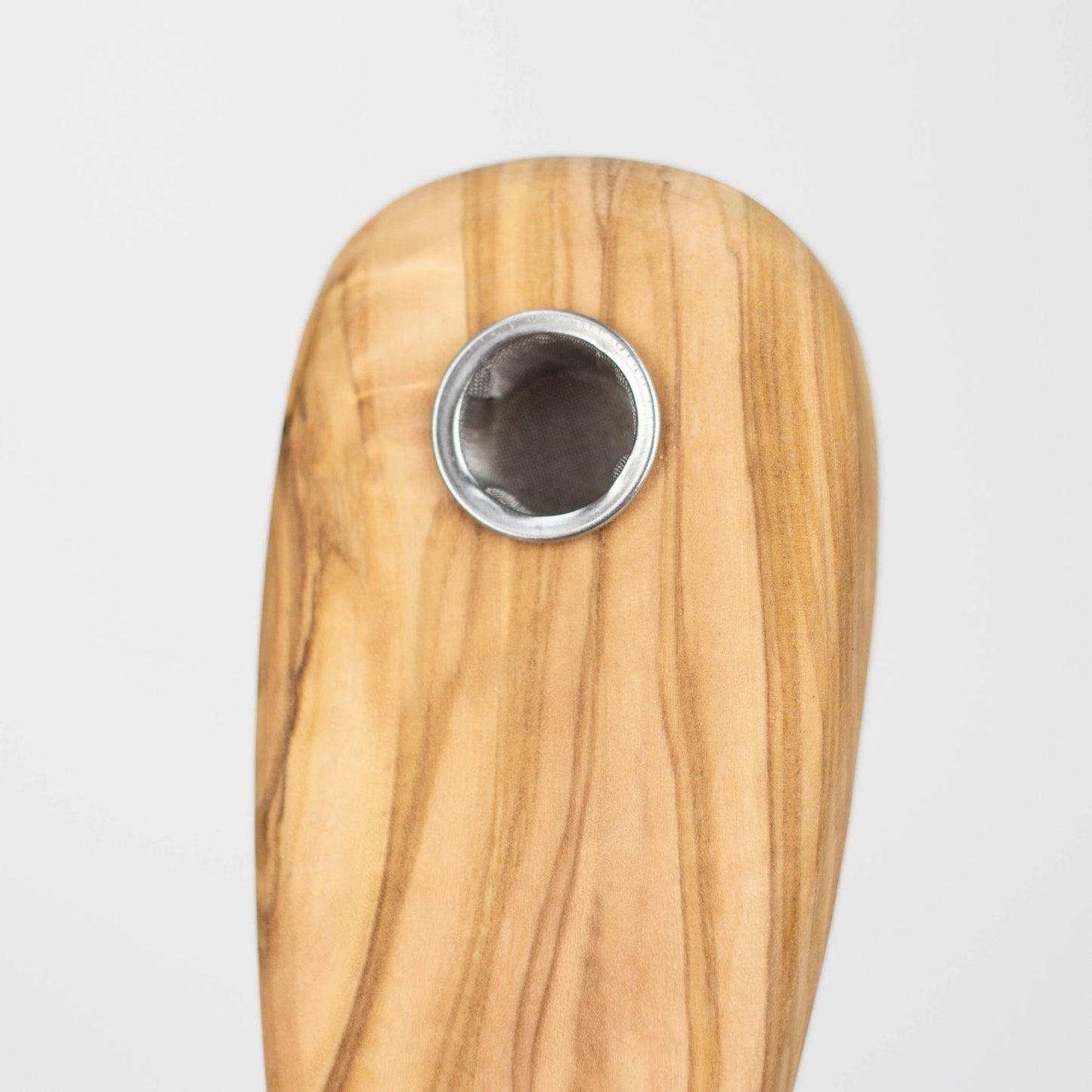 Olive Wood Simple Pipe/Smoker's Gift_4