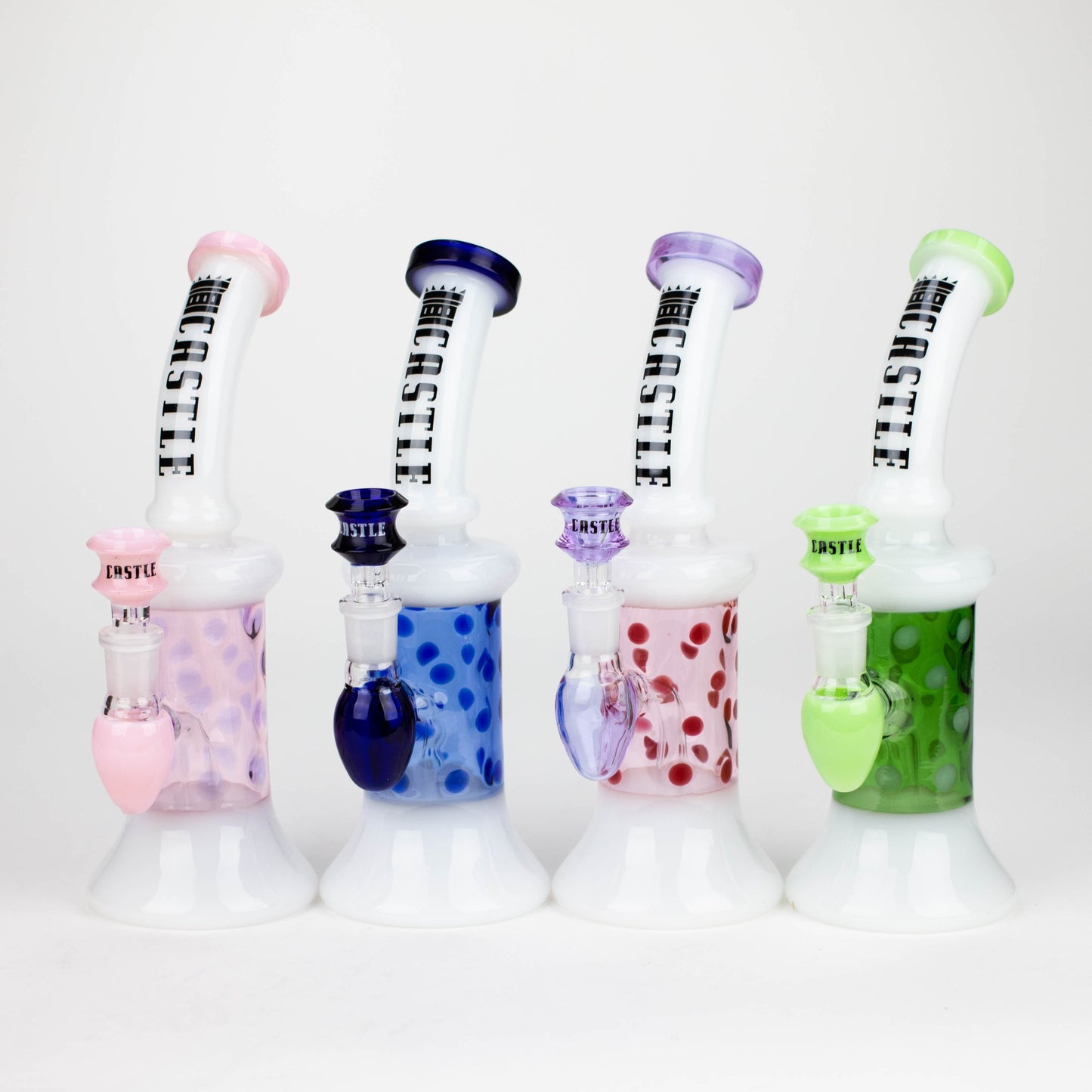 Castle Glassworks | 9" 2-in-1 Color Spots Rig_0