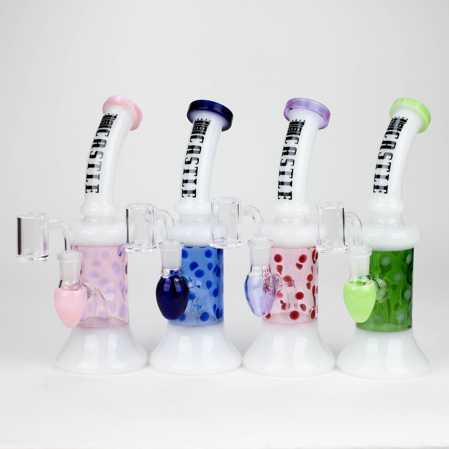 Castle Glassworks | 9" 2-in-1 Color Spots Rig_4