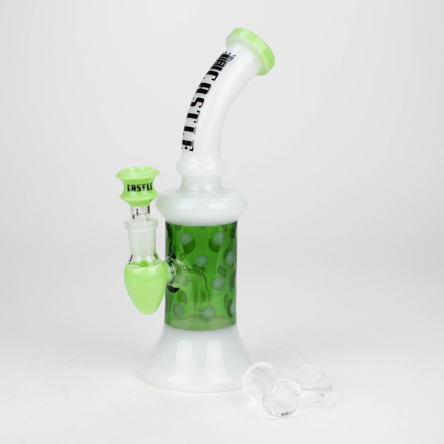 Castle Glassworks | 9" 2-in-1 Color Spots Rig_8