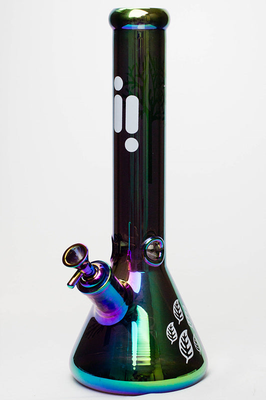 14" Infyniti Tree of life 7 mm metallic glass water bong_16