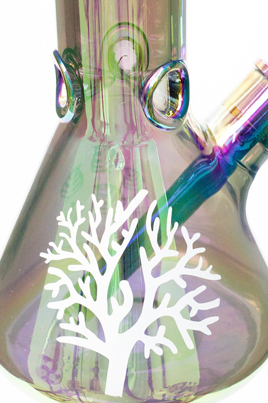 14" Infyniti Tree of life 7 mm metallic glass water bong_14