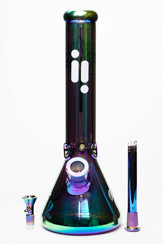 14" Infyniti Tree of life 7 mm metallic glass water bong_15