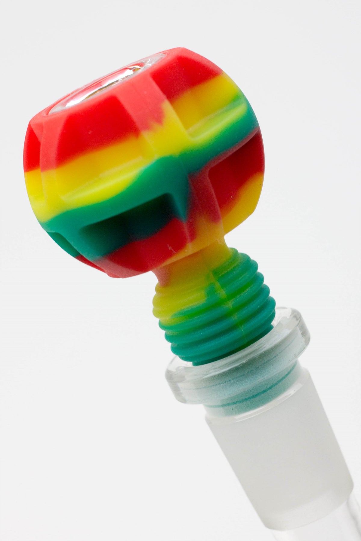 2-in-1 Silicone bowl with multi-hole glass bowl_7