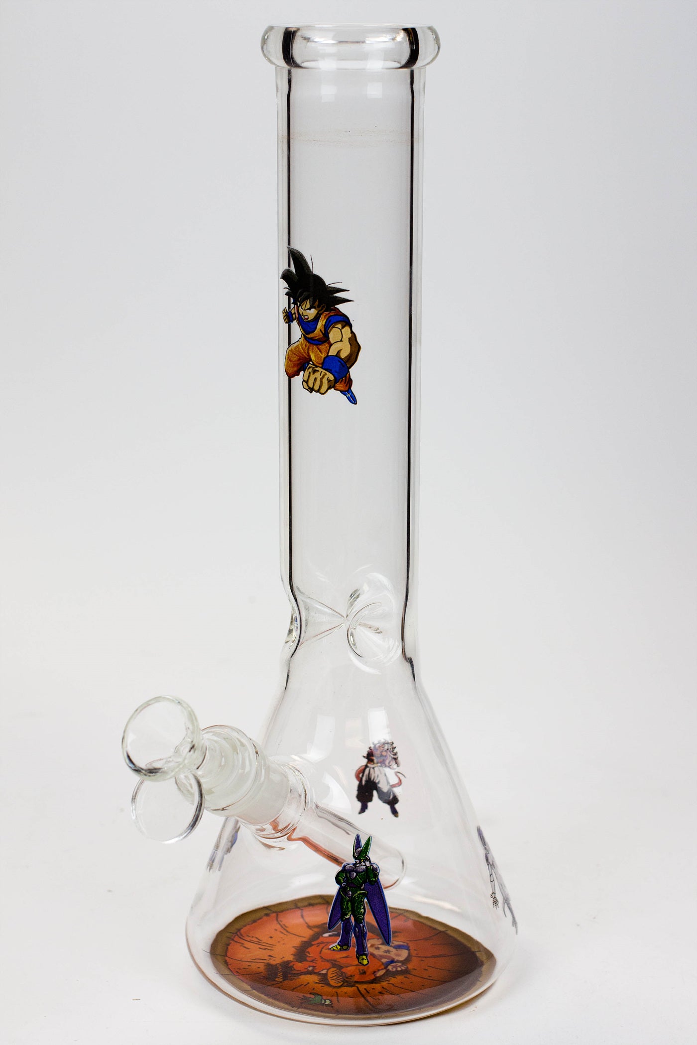 12" Cartoon beaker glass water bong_7