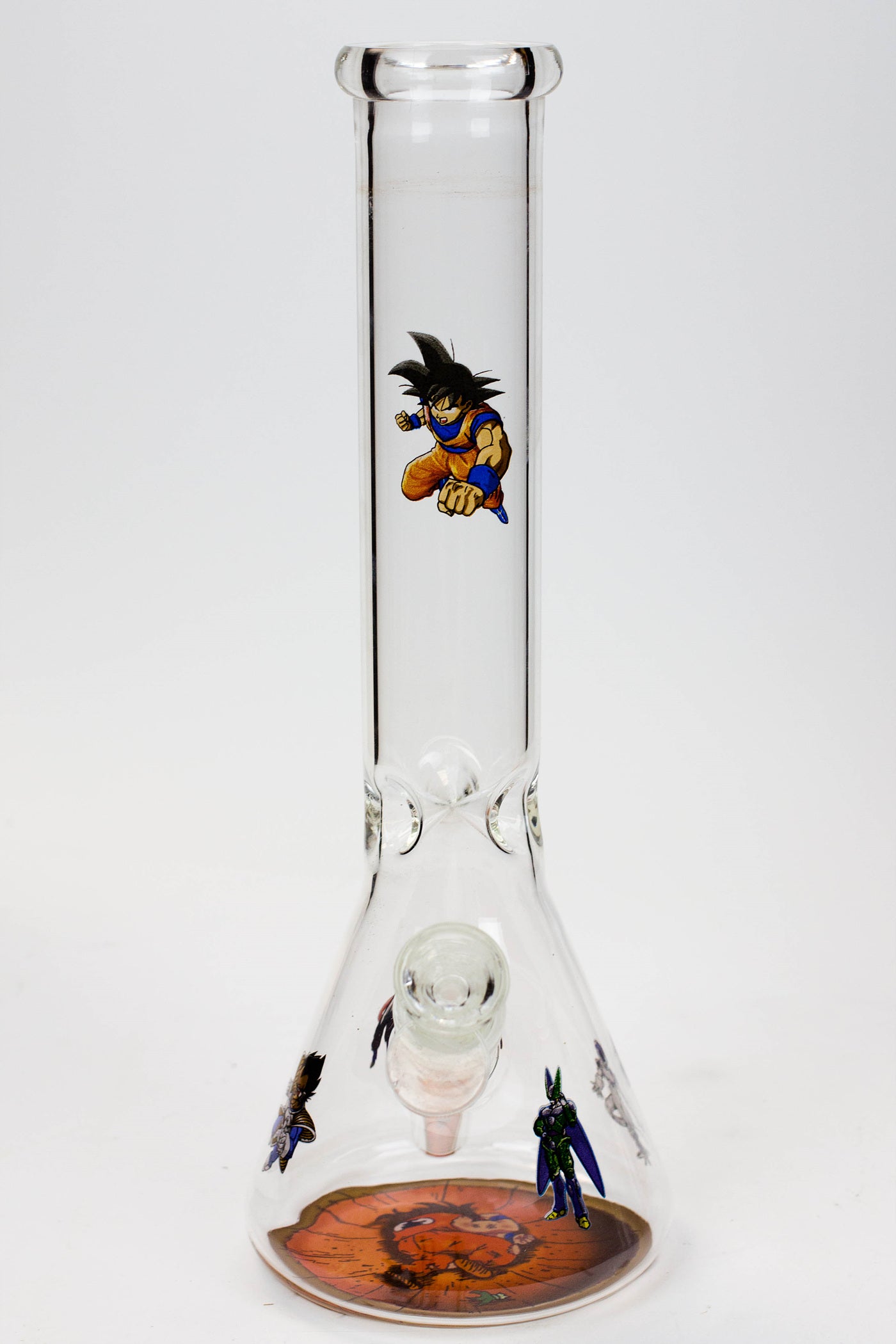12" Cartoon beaker glass water bong_10