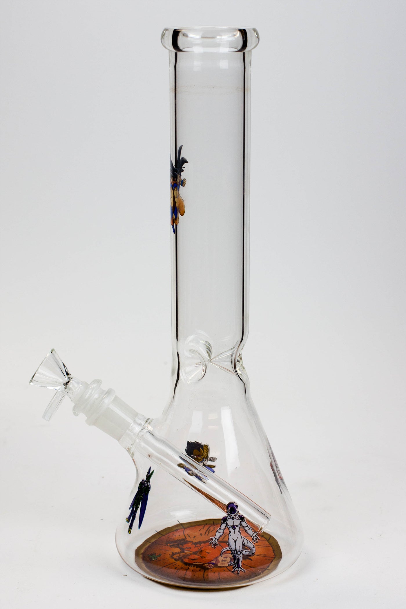 12" Cartoon beaker glass water bong_11