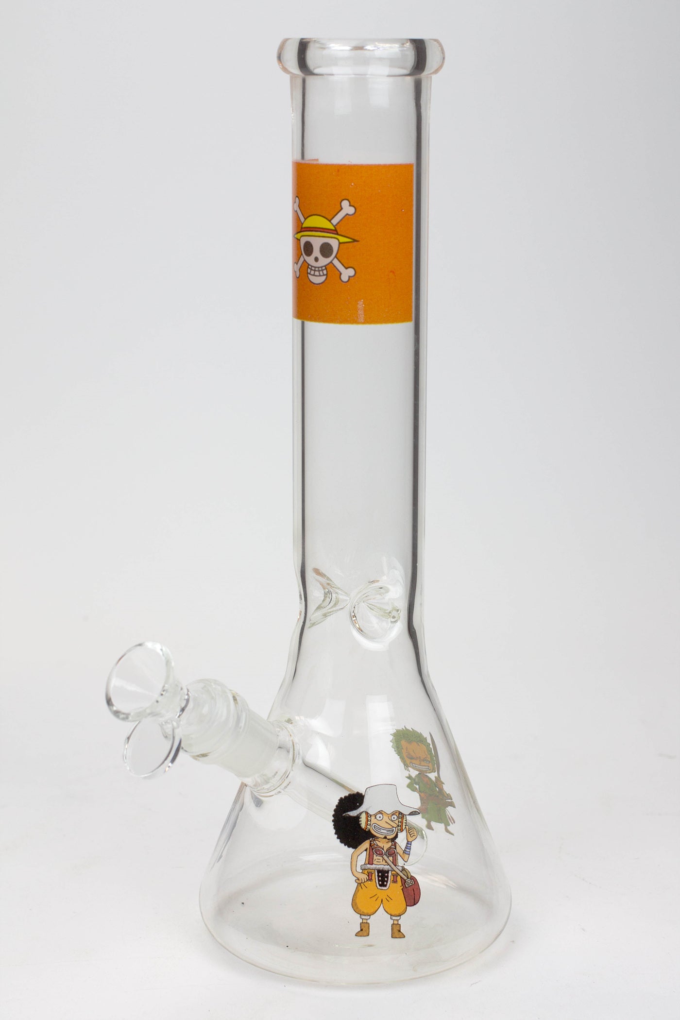 12" Cartoon beaker glass water bong_4