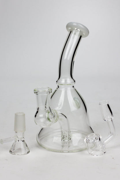 6" 2-in-1 fixed 3 hole diffuser bell bubbler_9