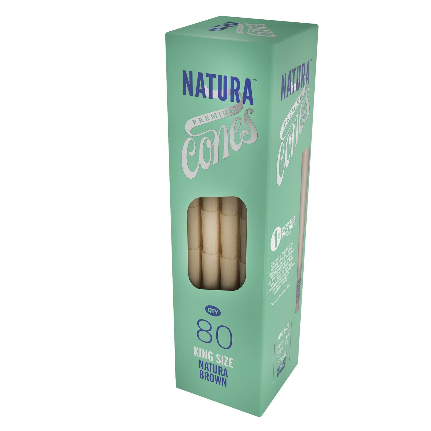 Natura โ Unbleached Brown Pre-Rolled Paper Mini Tower_3