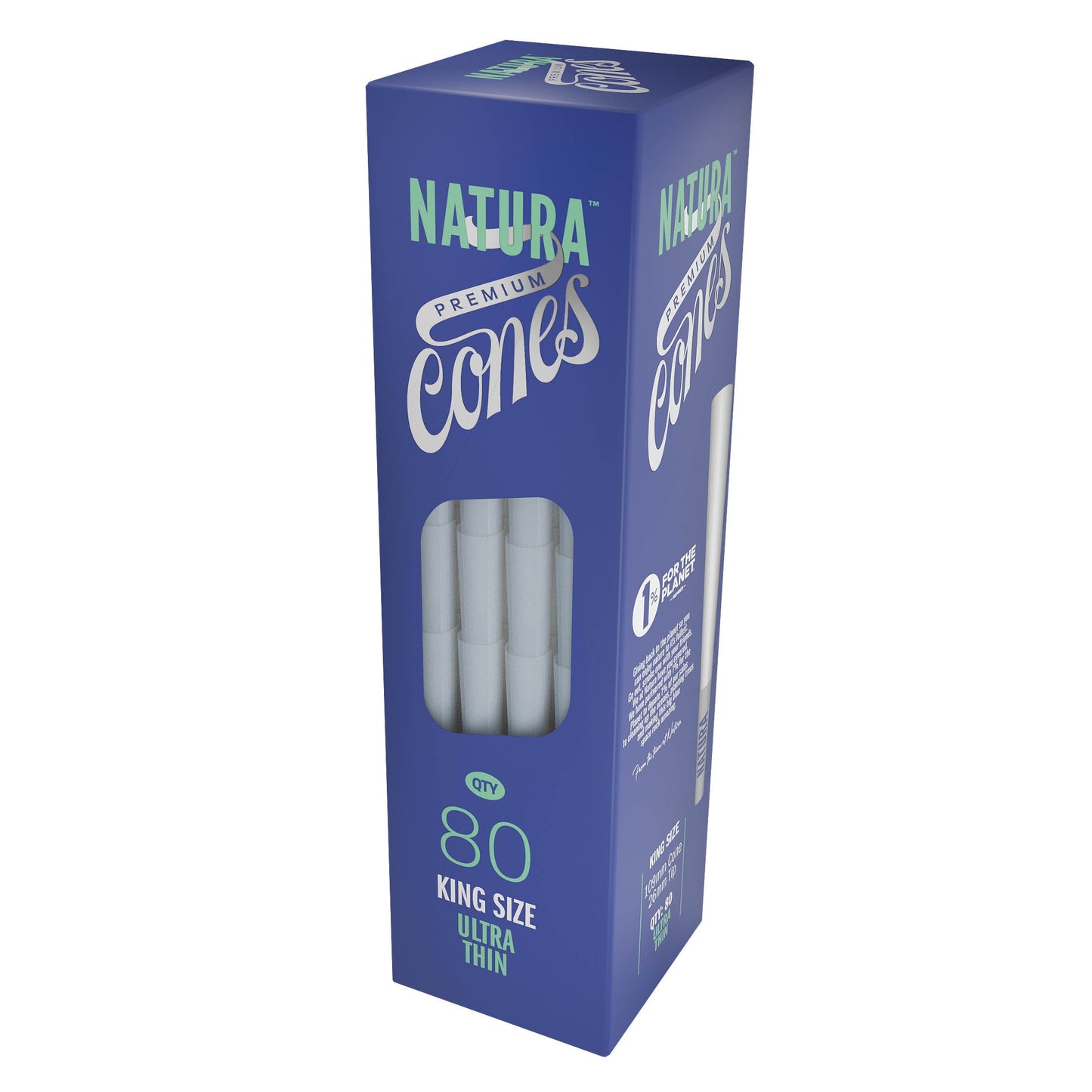 Natura โ White Ultra Thin Pre-Rolled Paper Mini Tower_3