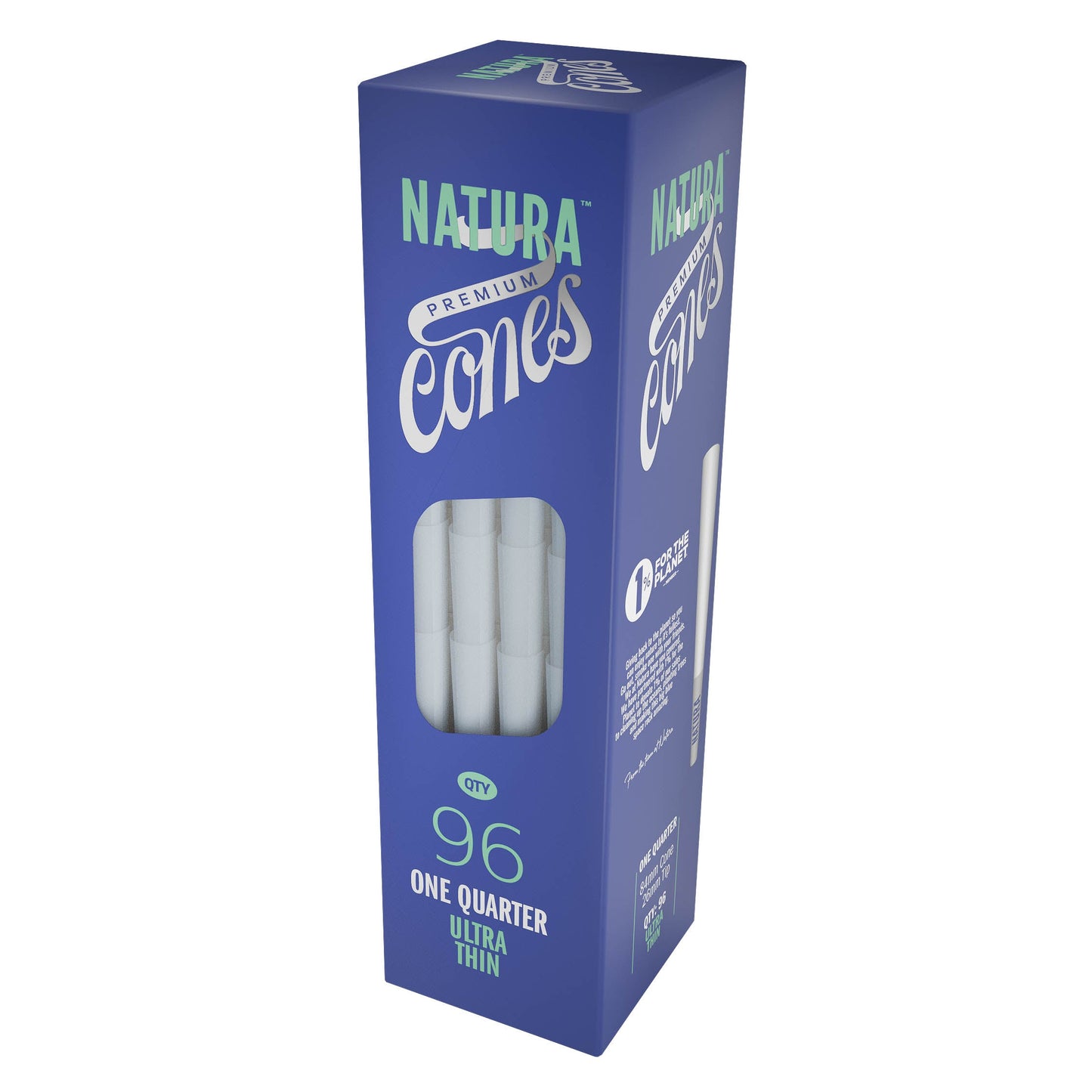 Natura โ White Ultra Thin Pre-Rolled Paper Mini Tower_4