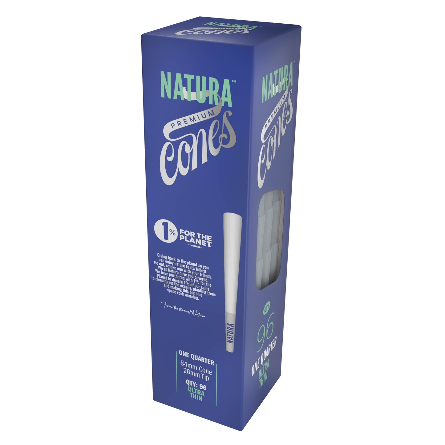 Natura โ White Ultra Thin Pre-Rolled Paper Mini Tower_6