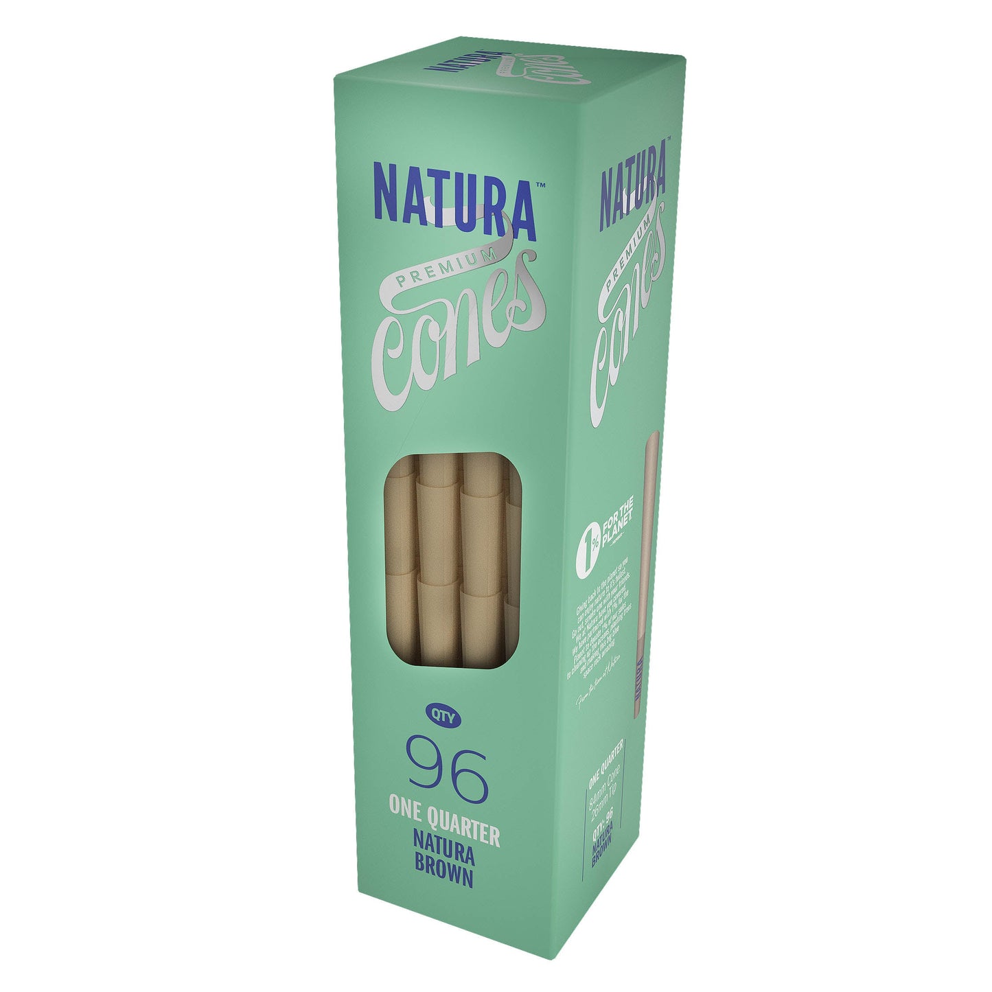 Natura โ Unbleached Brown Pre-Rolled Paper Mini Tower_4