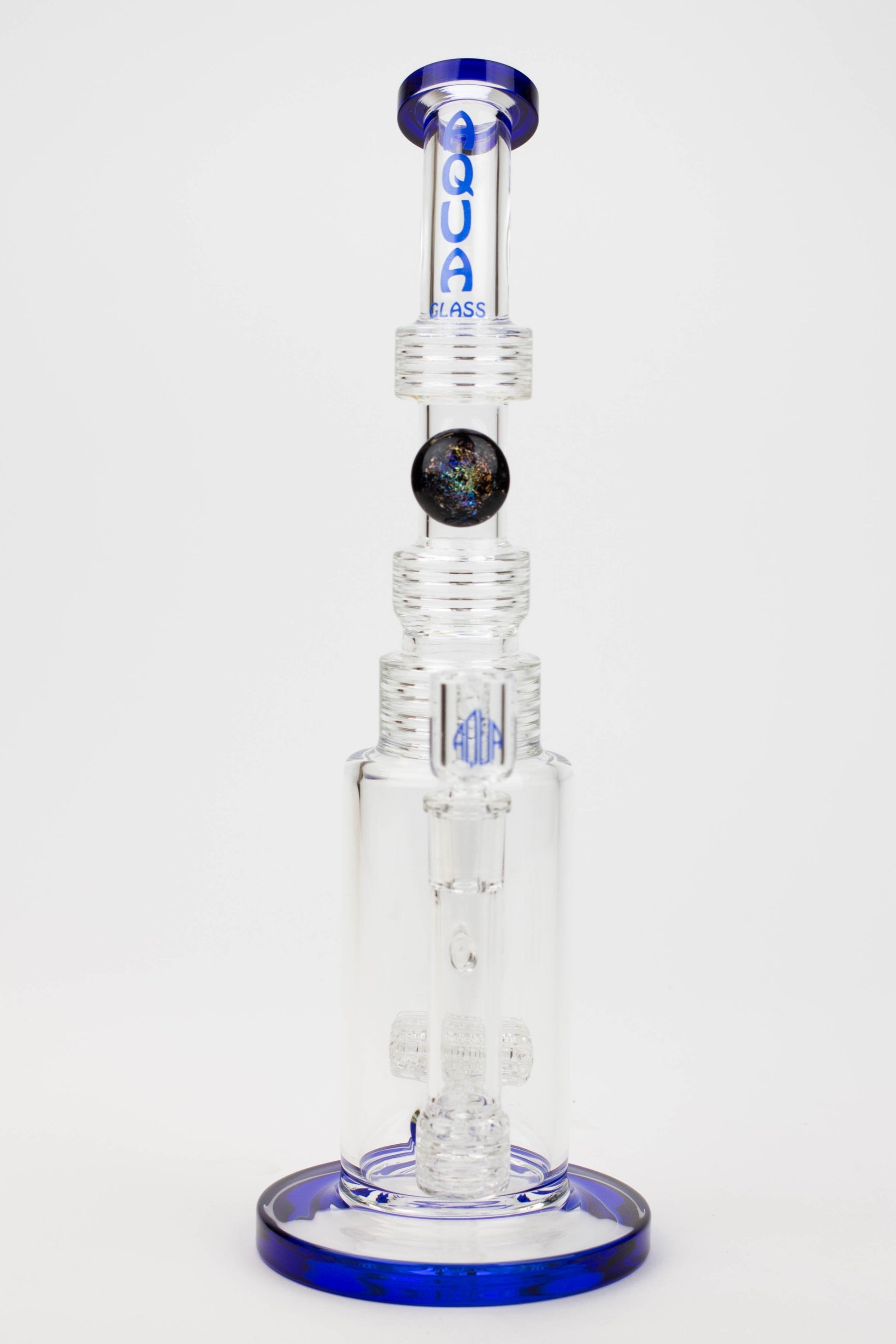 13" AQUA Glass / 2-in-1 / 7mm glass water bong_8