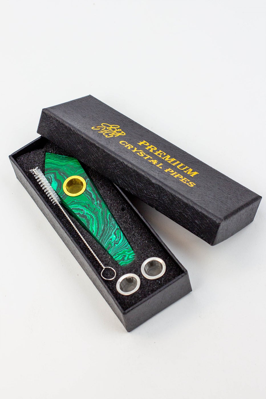 Acid Secs - Crystal Stone Smoking Pipe without choke hole_5