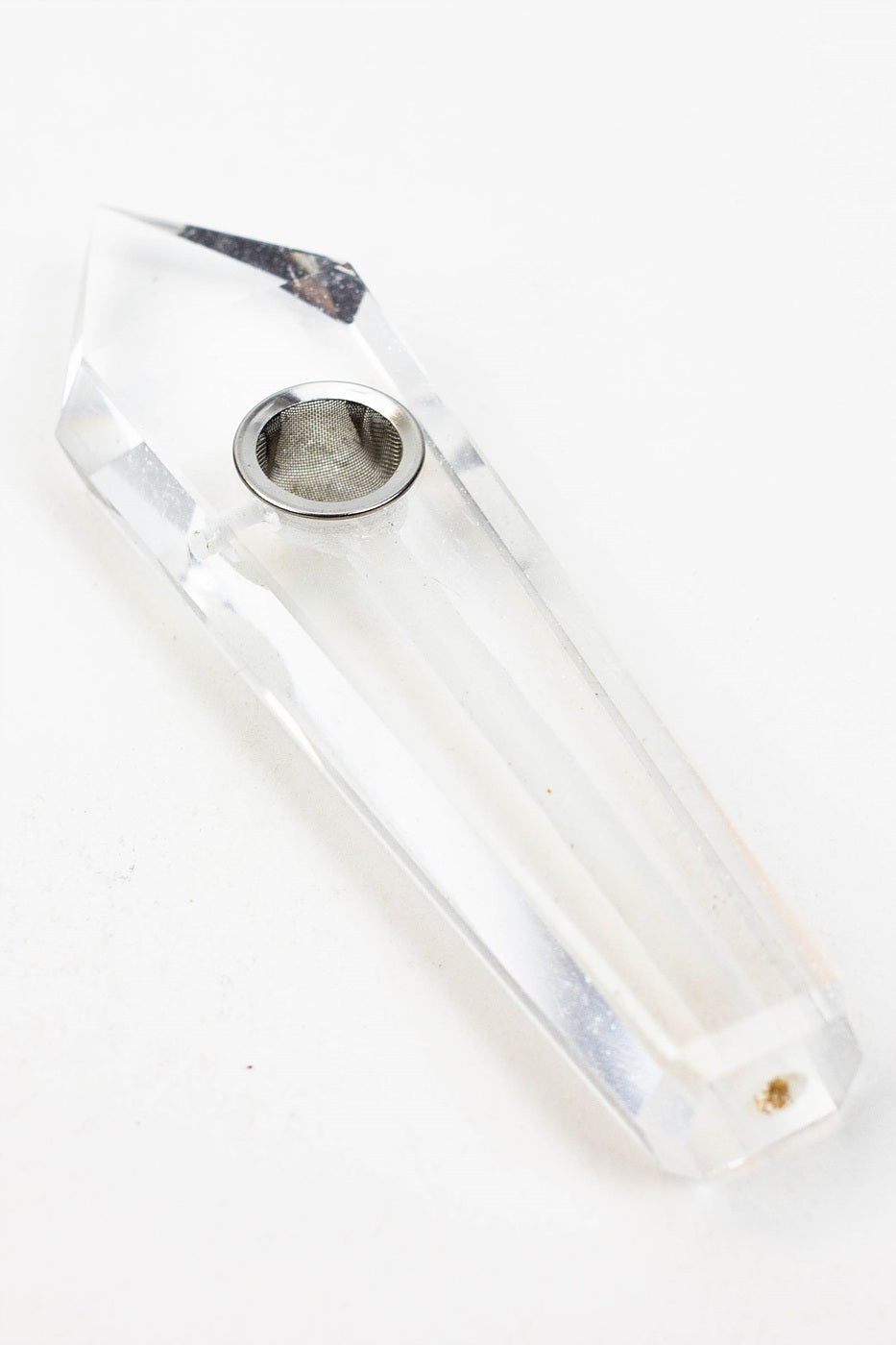 Acid Secs - Crystal Stone Smoking Pipe with choke hole_7