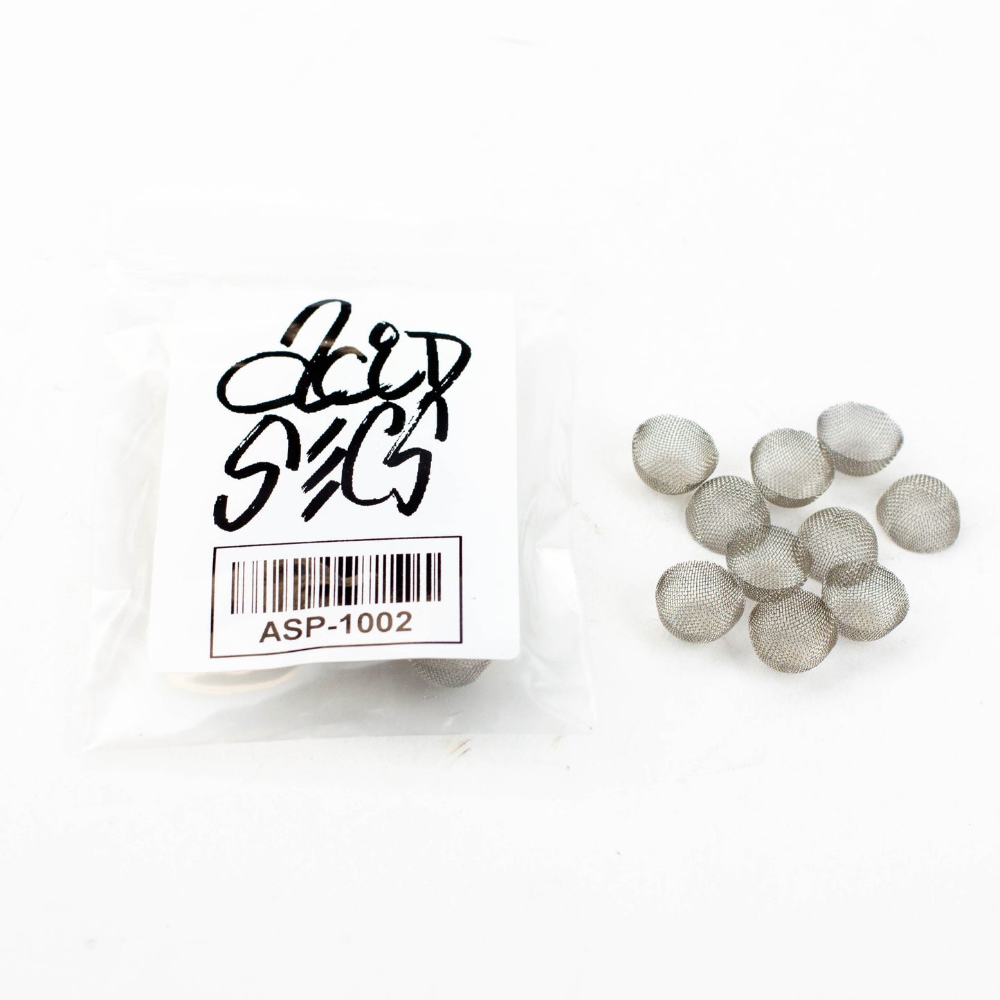Acid Secs - 10 pack of preformed 13 mm diameter bowl screen_1