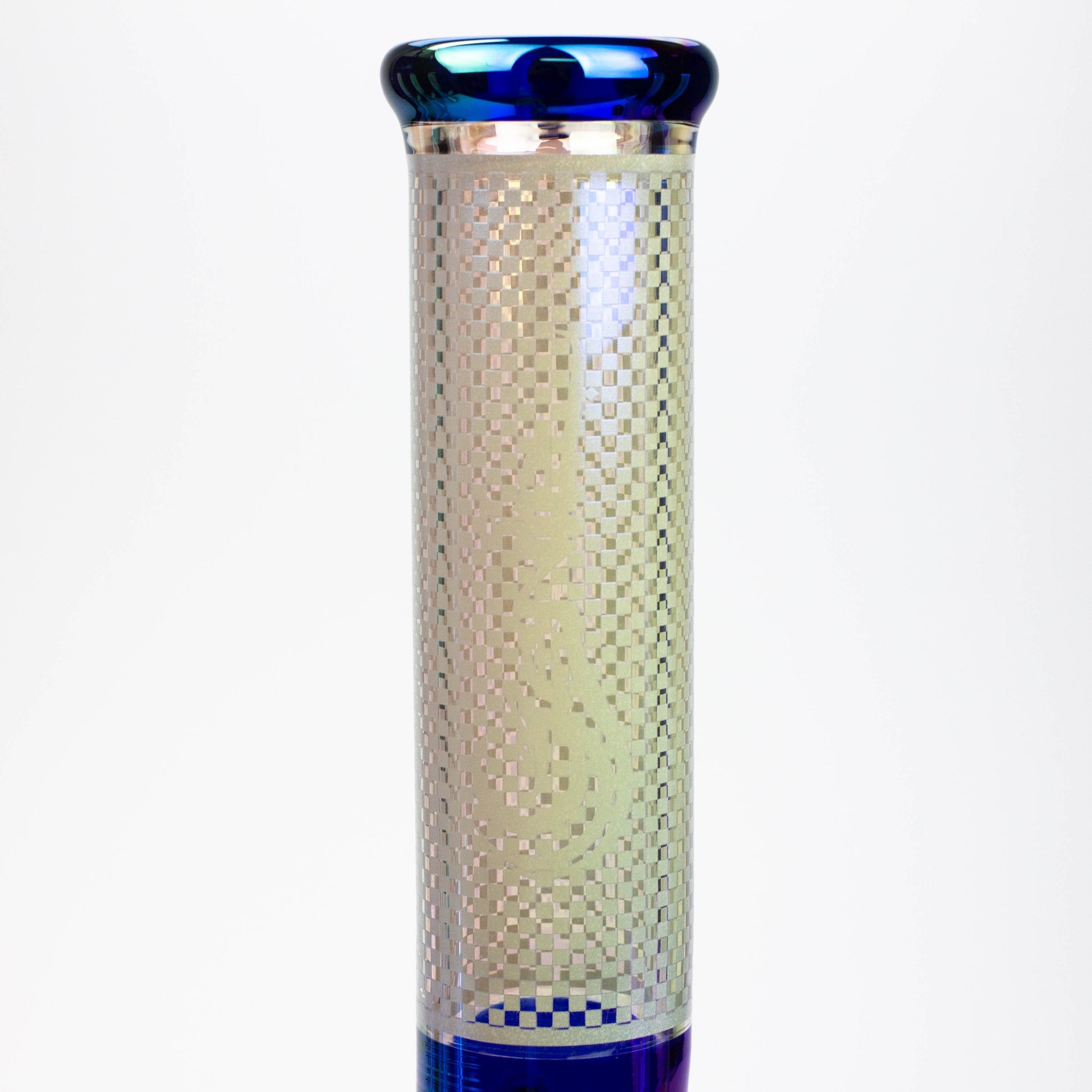 13" Genie electroplated glass beaker bong_3