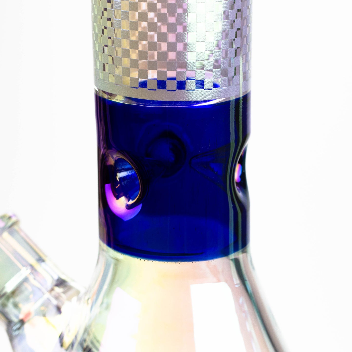 13" Genie electroplated glass beaker bong_5