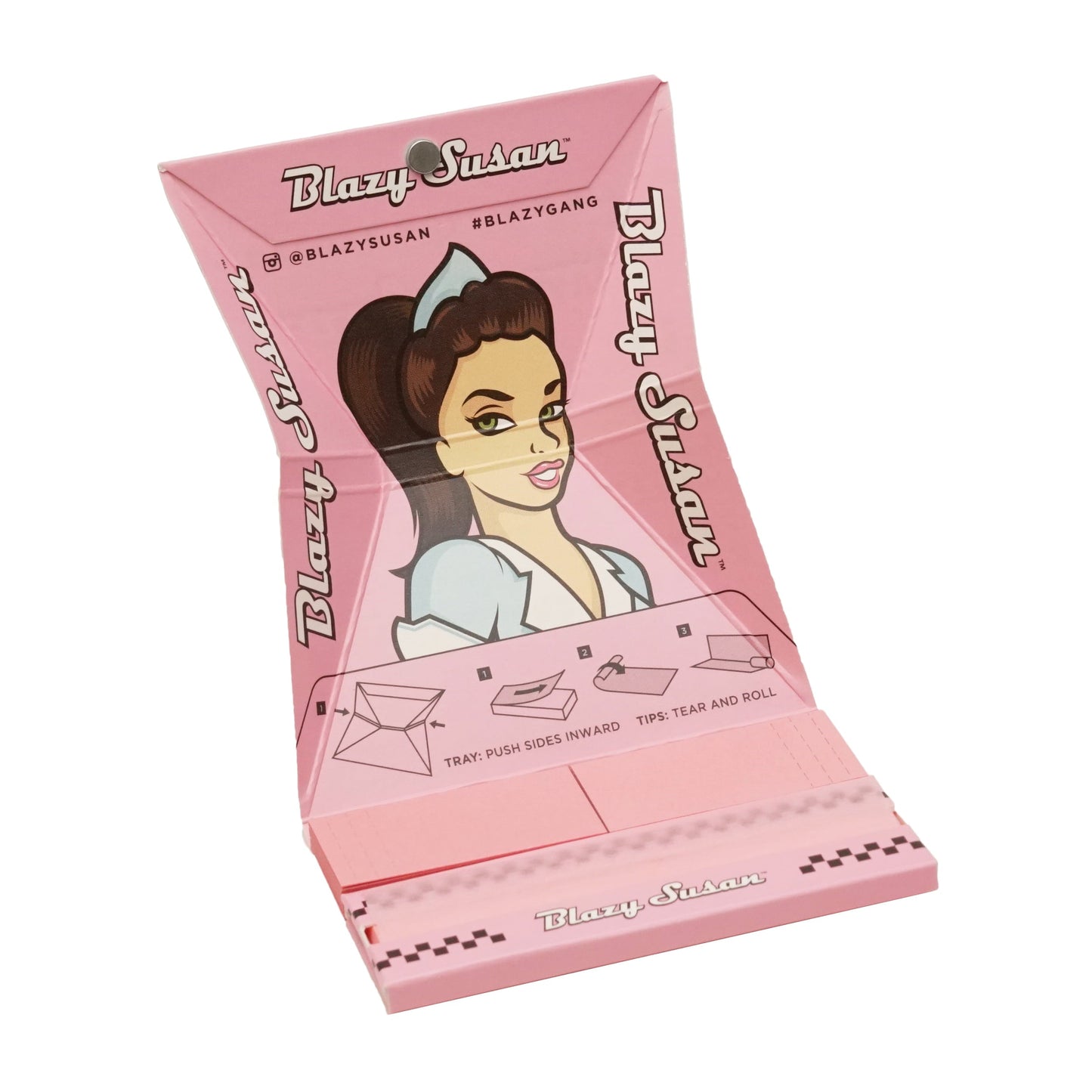 Blazy Susan | Pink Deluxe Rolling Kit 1-1/4″ box of 20_1
