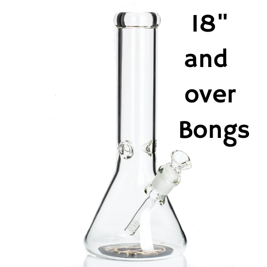 18" and over Bongs