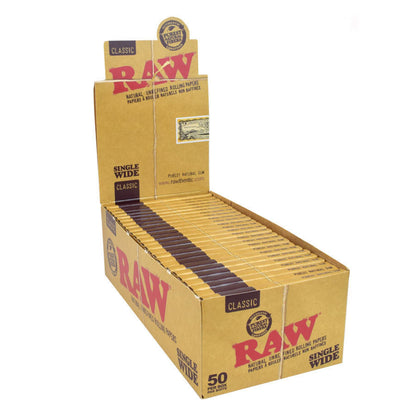 RAW Classic Natural Unrefined Rolling Paper [CP1069][CP1055]