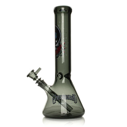 GEAR Premium® | 13" 7mm Thick Space Your Face Beaker Base Water Pipe - Grateful Dead x GEAR Premium®