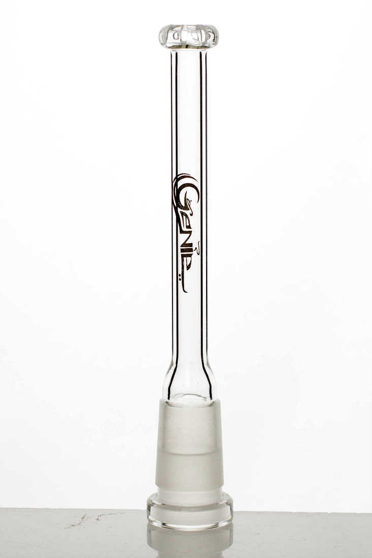 Glass shower head diffuser downstem