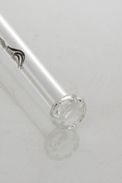 Glass shower head diffuser downstem
