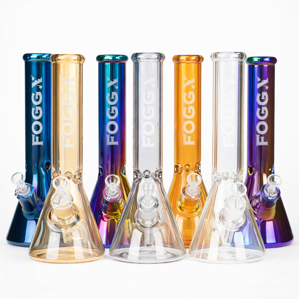 FOGGX | 14" Glass Water Pipe – 7mm